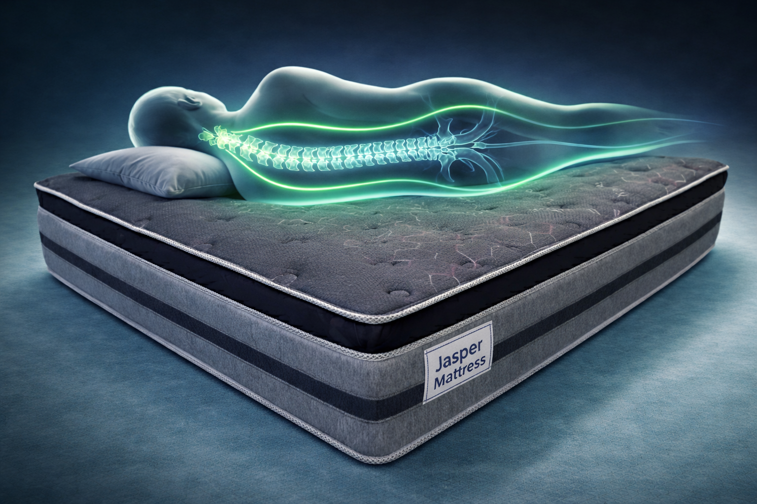 Amazing Spinal Support with Tri-Zone Pocket Coils